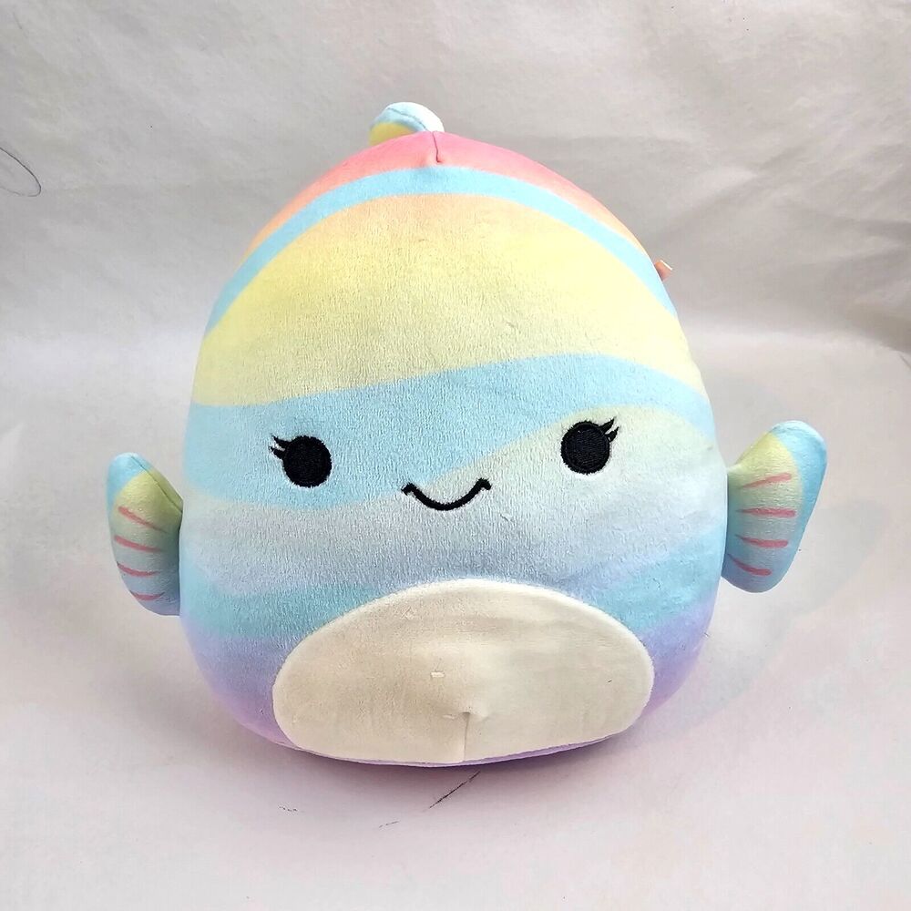 Squishmallows Sealife Squad Canda the Rainbow Fish 8" Kellytoy Plush